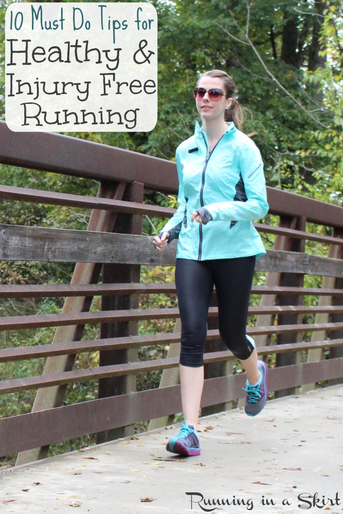 10 Must Do Tips for Healthy and Injury Free Running for life / Running in a Skirt