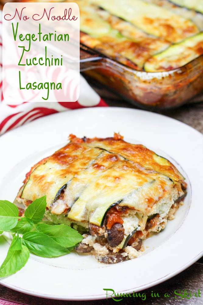 no noodle vegetarian zucchini lasagna