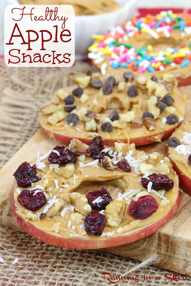 Apple Snacks Healthy Pinterest Pin