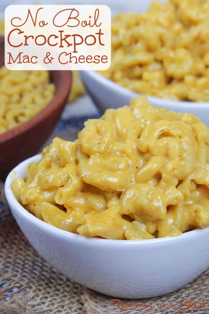 Crock Pot No Boil Mac and Cheese Pinterest Pin