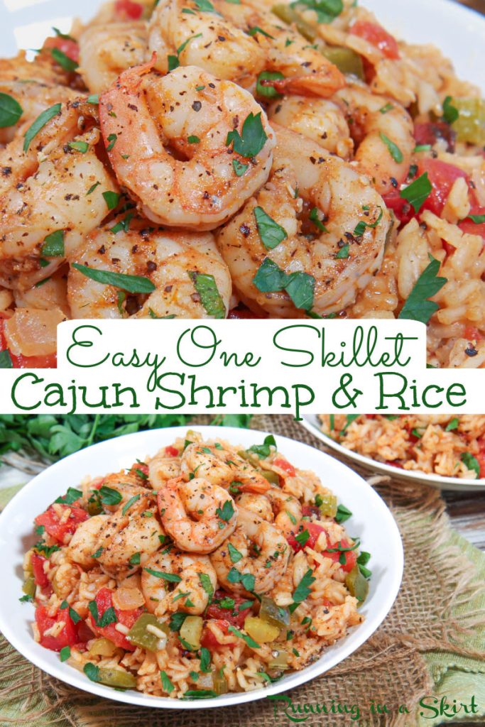 Cajun Shrimp and Rice Pinterest Pin