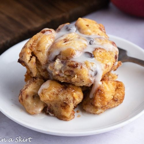 Crock Pot Cinnamon Roll Casserole « Running in a Skirt