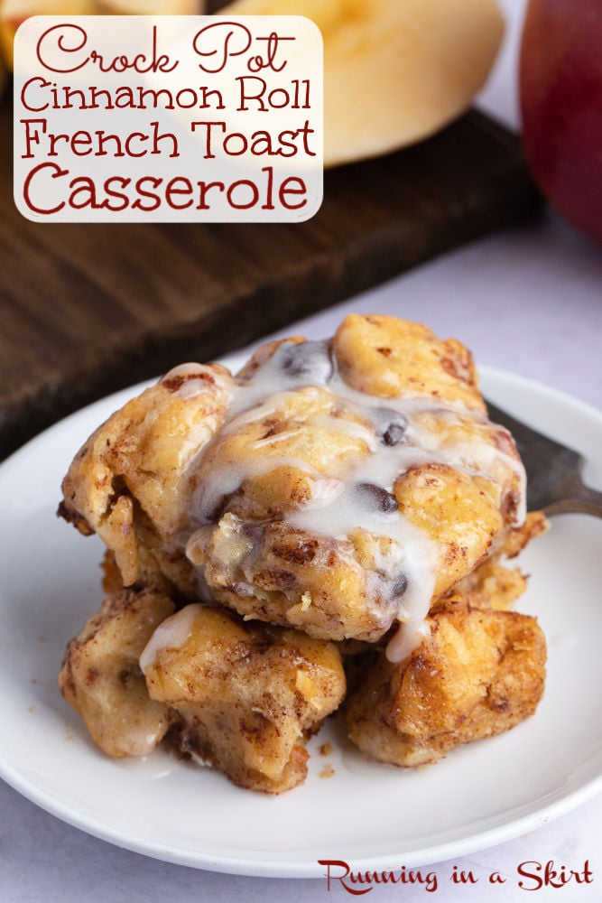 Crock Pot Cinnamon Roll Casserole