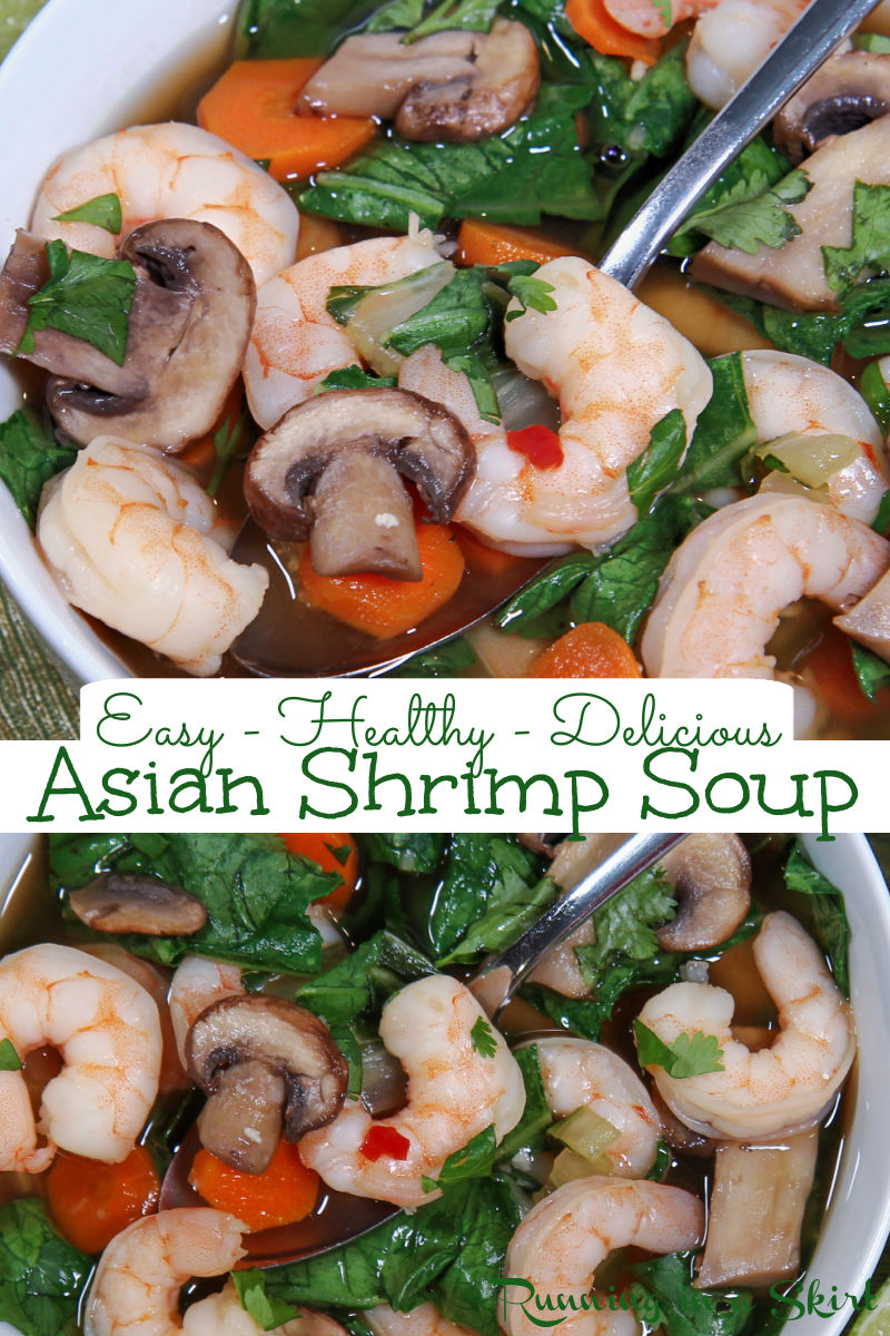 Spicy Shrimp Asian Soup via @juliewunder