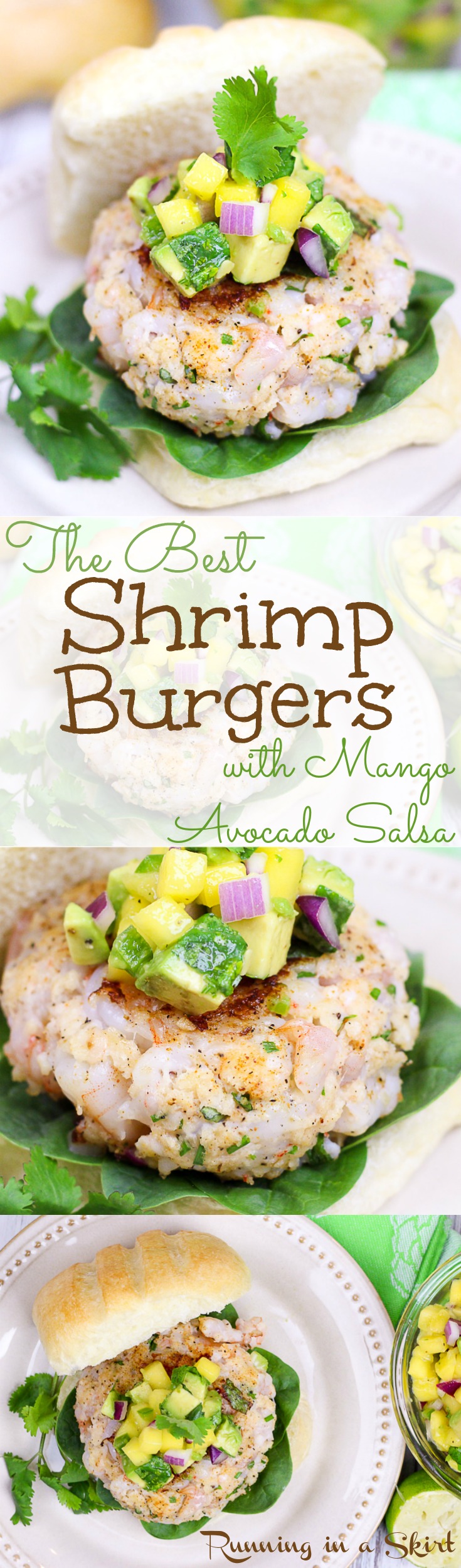 Recipe for Shrimp Burger with Mango Avocado Salsa