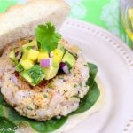 Recipe for Shrimp Burger with Mango Avocado Salsa