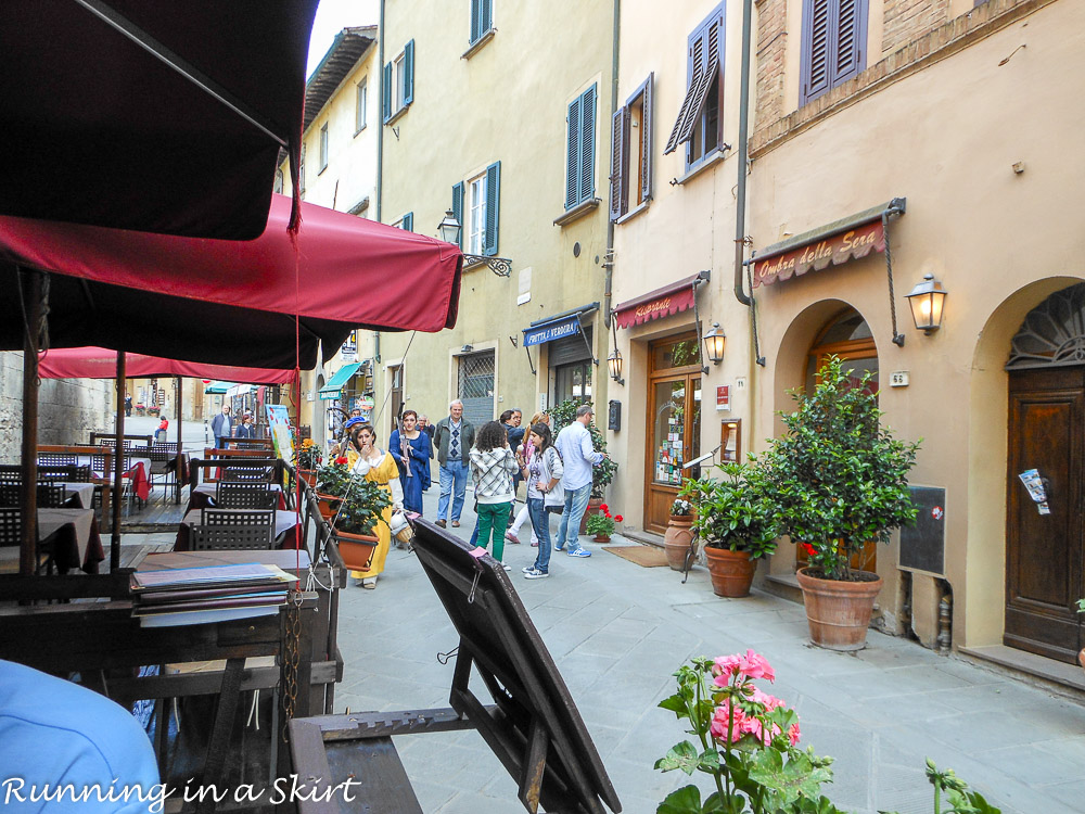 Touring the Tuscan Hill Towns by car. Where to go, and what to do, see & eat! / Running in a Skirt