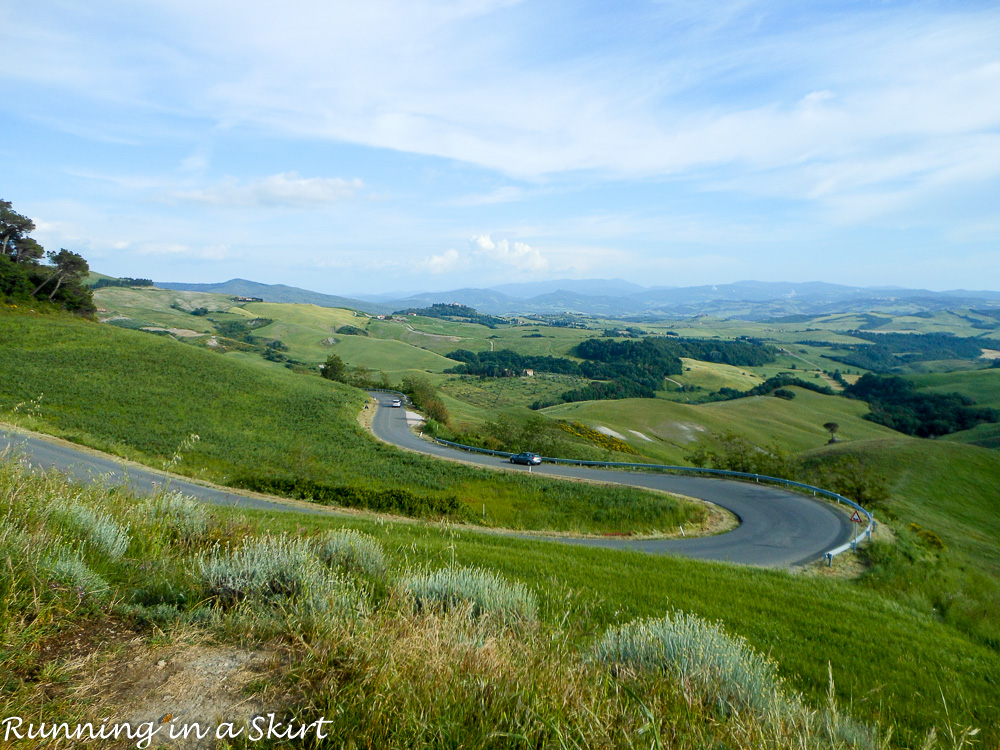 Touring the Tuscan Hill Towns by car. Where to go, and what to do, see & eat! / Running in a Skirt