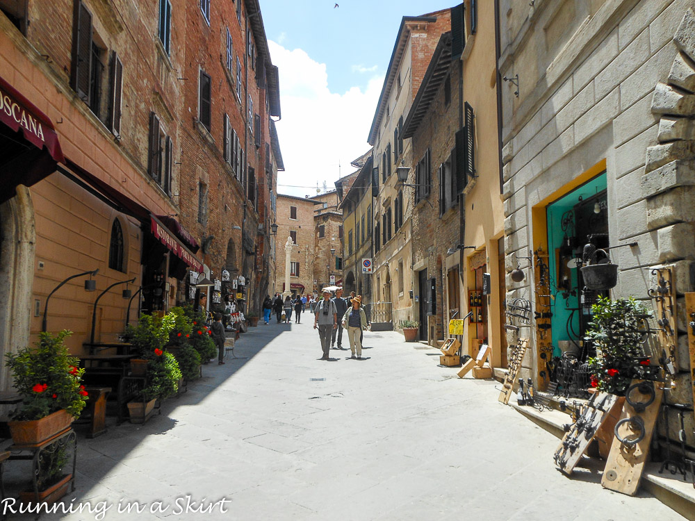 Touring the Tuscan Hill Towns by car. Where to go, and what to do, see & eat! / Running in a Skirt