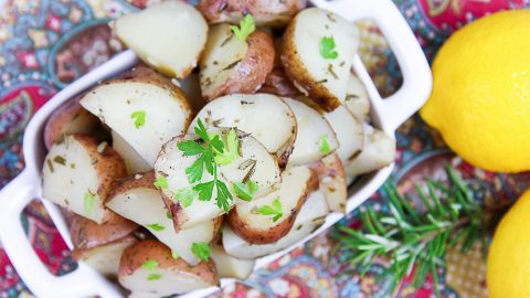 Crock Pot Rosemary Potatoes