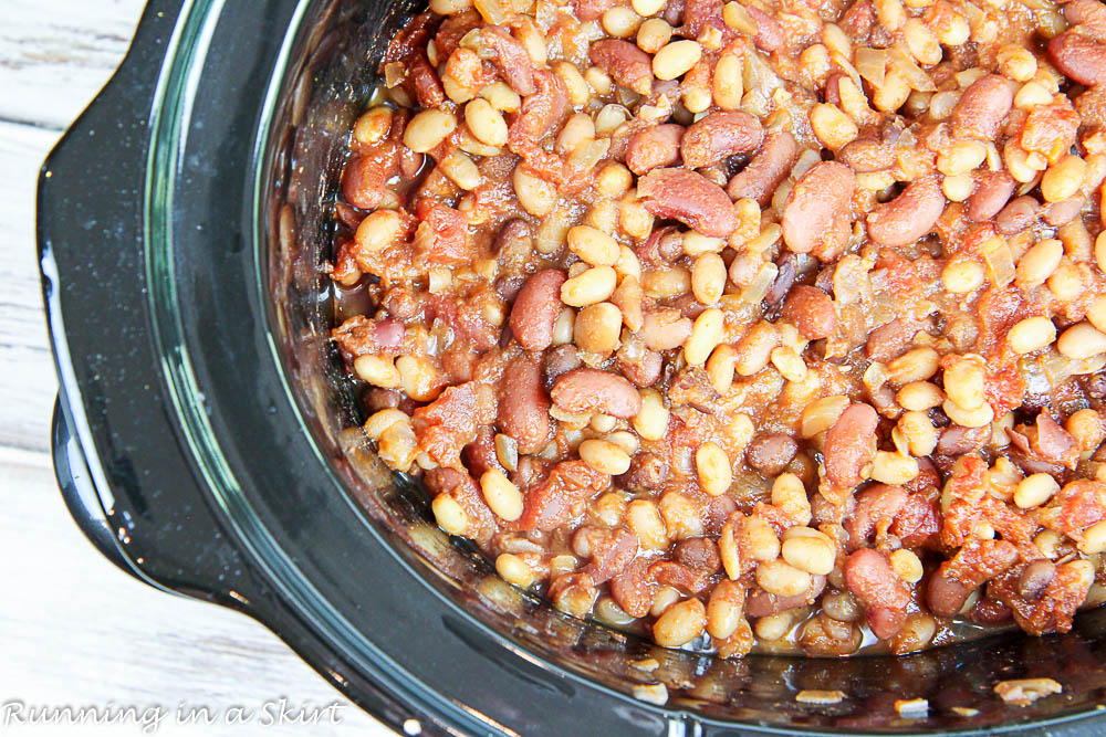 Crock Pot Vegetarian Baked Beans