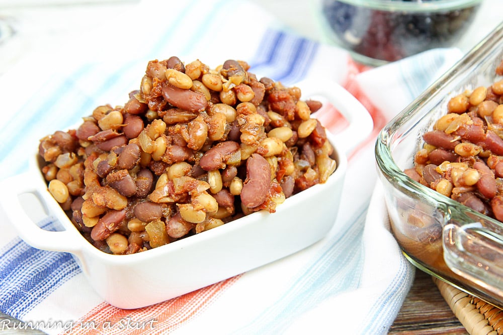 Crock Pot Vegetarian Baked Beans