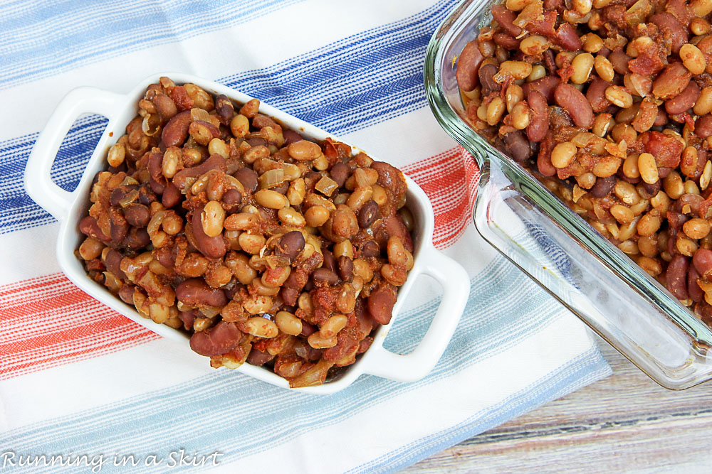 Crock Pot Vegetarian Baked Beans