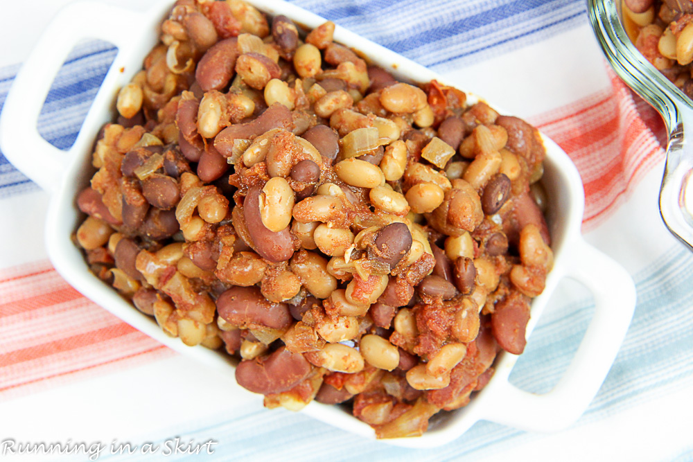 Crock Pot Vegetarian Baked Beans