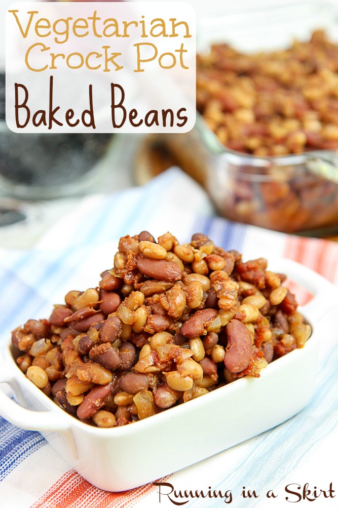 Crock Pot Vegetarian Baked Beans