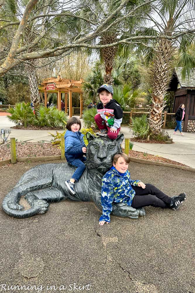 Statue at Riverbanks Zoo Columbia SC - Columbia Zoo