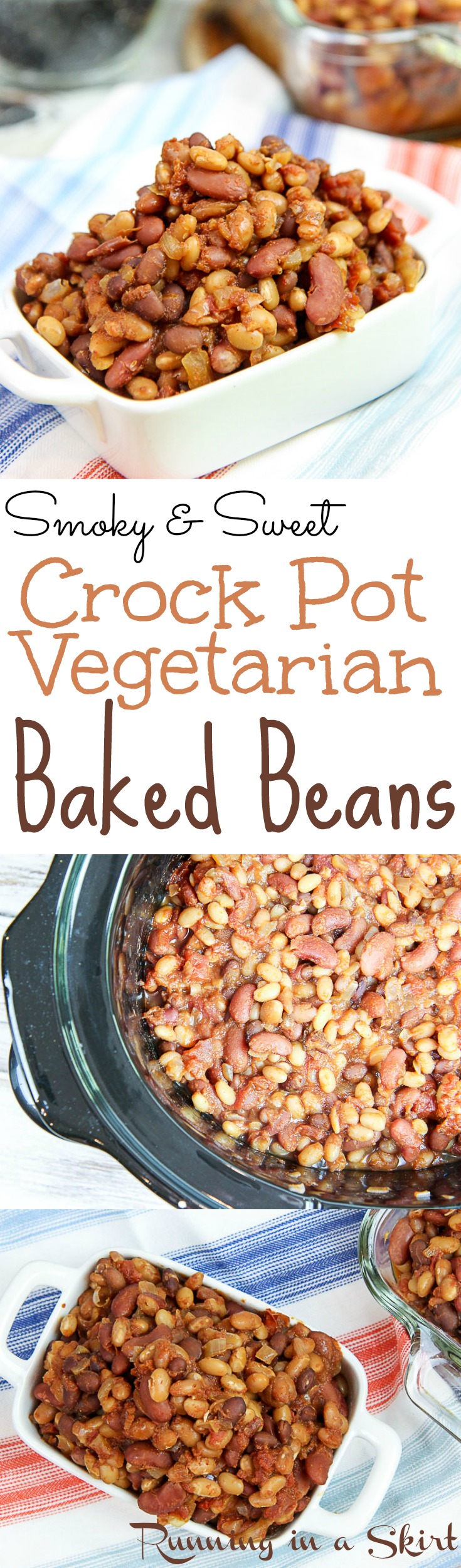Crock Pot Vegetarian Baked Beans