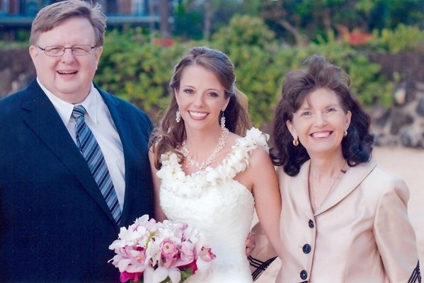 Mom, Dad and Julie Wedding