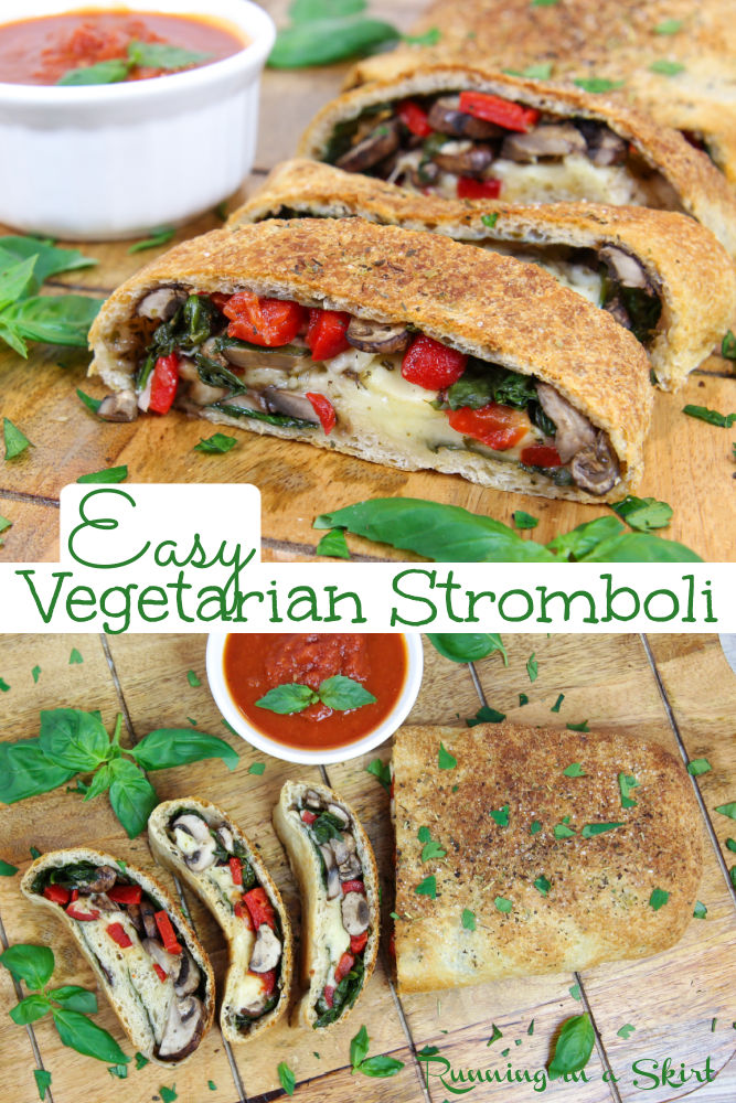 Homemade Italian Stromboli Pinterest Collage