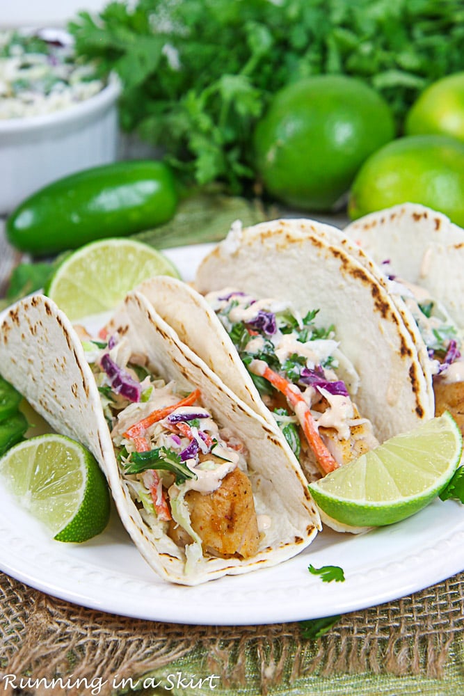 Chipotle Lime Fish Tacos