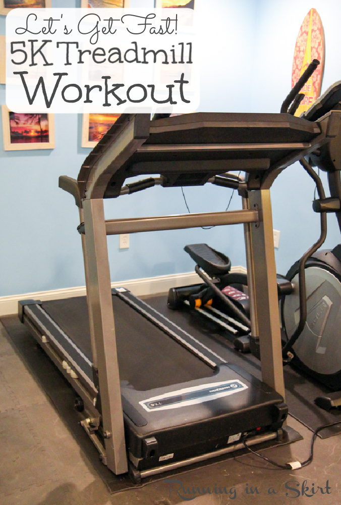 5K Treadmill Workout - Treadmill Interval Workout pin