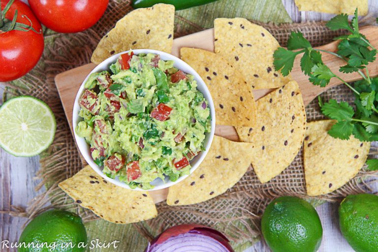 Guacamole for One Easy Small Batch Guacamole « Running in a Skirt