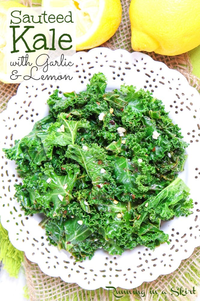 Sauteed Kale with Lemon and Garlic