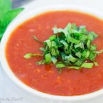 Easy Vegetarian Crock Pot Tomato Basil Soup recipe