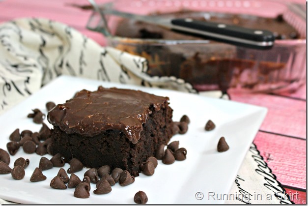 Black Bean Brownie - two ingredients for brownies! So fudgy that no one will believe the healthy secret ingredient!