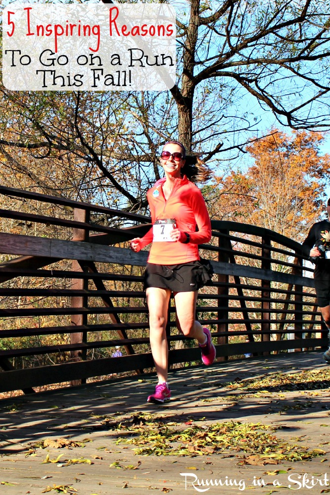 5 Inspiring Reasons Fall Running is Fabulous/ Running in a Skirt