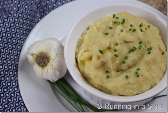 Loaded Crock Pot Mashed Potatoes, easy, tasty and keeps your stove top free for other dishes!/ Running in a Skirt