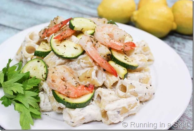 Lemon Ricotta Pasta with Shrimp-15