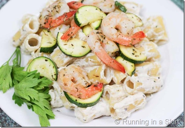 Lemon Ricotta Pasta with Shrimp-28