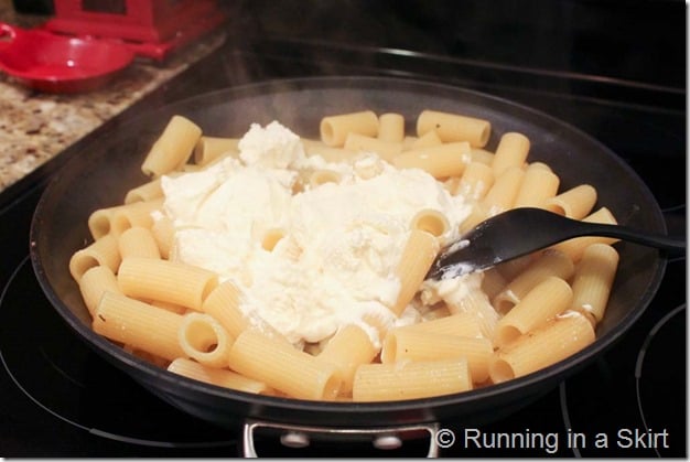 Lemon Ricotta Pasta with Shrimp-4