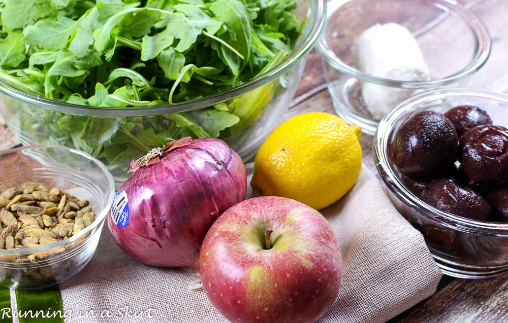 Beet and apple salad recipe with pomegranate dressing / Running in a Skirt