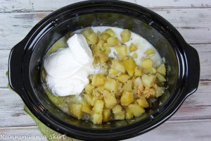 Mashed Potatoes in Crock Pot process photo