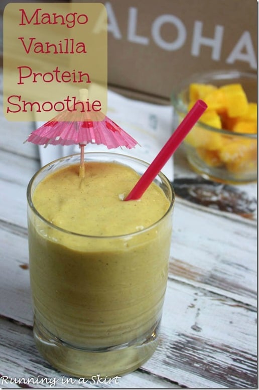 mango protein smoothie pin