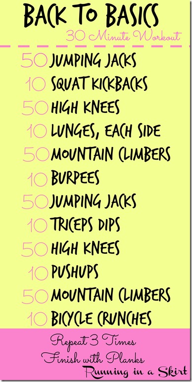 Back to Basics Workout