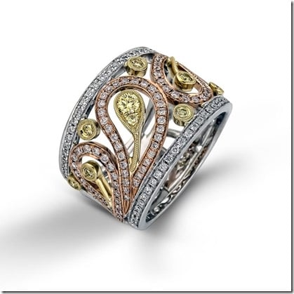 diamond paisley ring