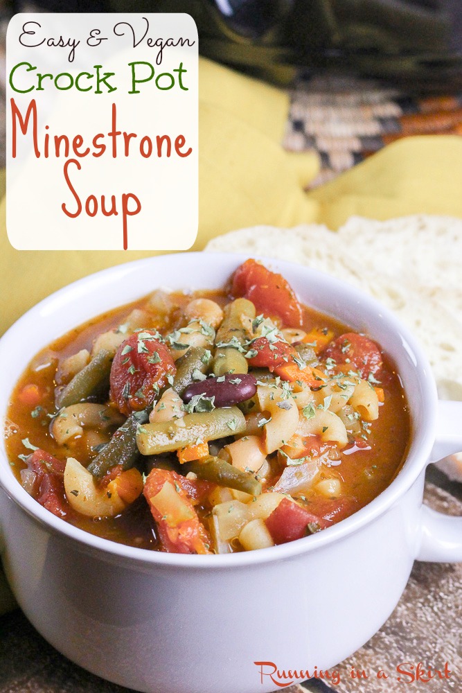 Easy Crock Pot Minestrone Soup recipe