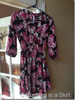 Floral Target Dress