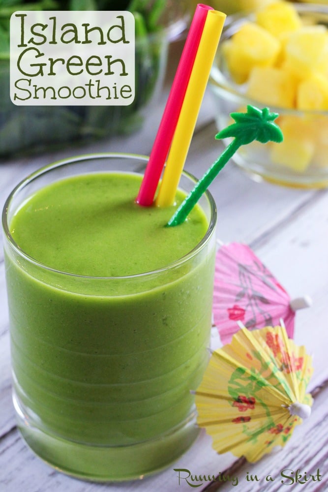 Island Green Smoothie Pinterest Pin