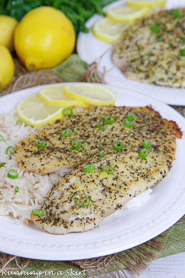 Lemon Pepper Tilapia Oven Baked! « Running in a Skirt
