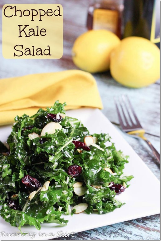 Chopped Kale Salad with Cranberries Pin