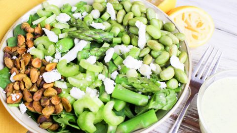 Best Green Salad - Greenest Green Chopped Salad recipe / Running in a Skirt