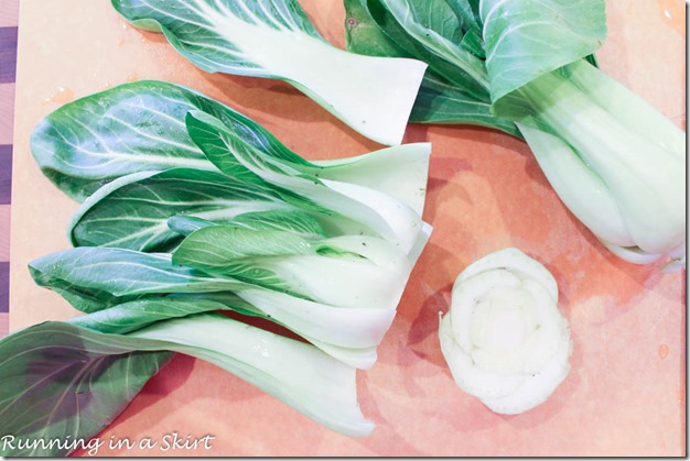 Sauteed Baby Bok Choy Recipe / Try something different- so easy and totally delish! / Running in a Skirt
