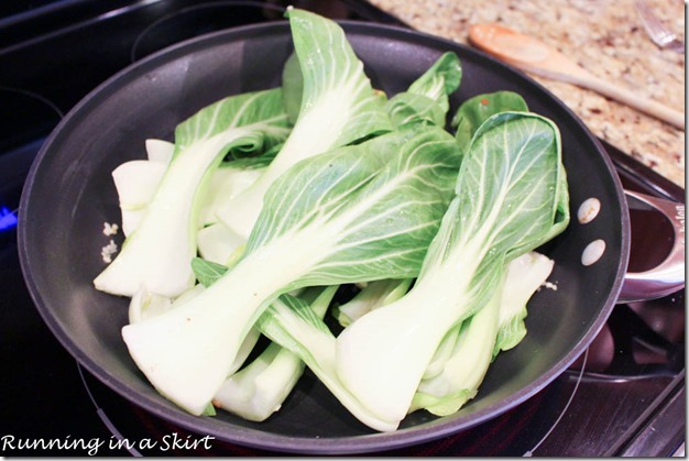 Sauteed Baby Bok Choy Recipe / Try something different- so easy and totally delish! / Running in a Skirt