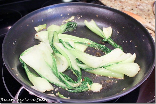 Sauteed Baby Bok Choy Recipe / Try something different- so easy and totally delish! / Running in a Skirt