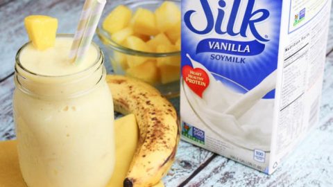 Silk Soy Pinapple Ginger Smoothie