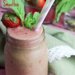 Strawberry Basil Smoothie